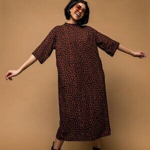 Dressed in LALA Ozzy Dress in Leopard